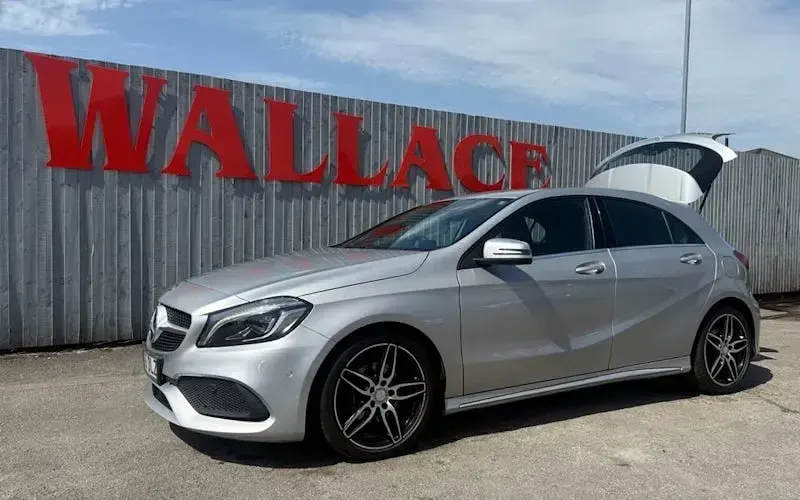 Used Mercedes A180 AMG line 109 HP (80 kW) 2015 Silver Hatchback
