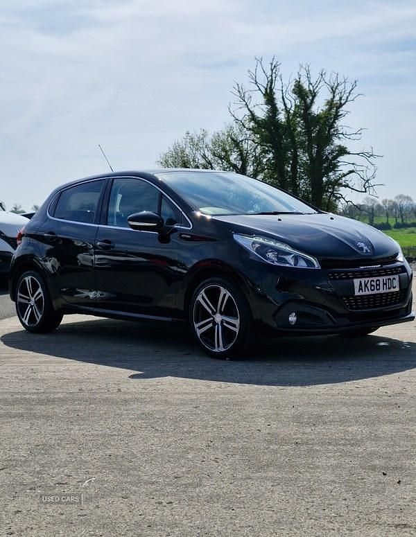 Black Used 2019 Peugeot 208 GT-line Hatchback | £8,250 (Super price) - Image 1/4