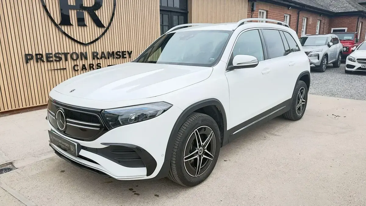 Used Mercedes EQB350 AMG line 214 kW (292 HP) 2023 White SUV