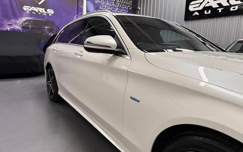Used Mercedes C350e AMG line 294 HP (216 kW) 2017 White Estate