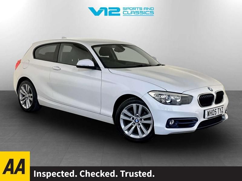 Used BMW 118 Sport Line 136 HP (100 kW) 2018 White Hatchback
