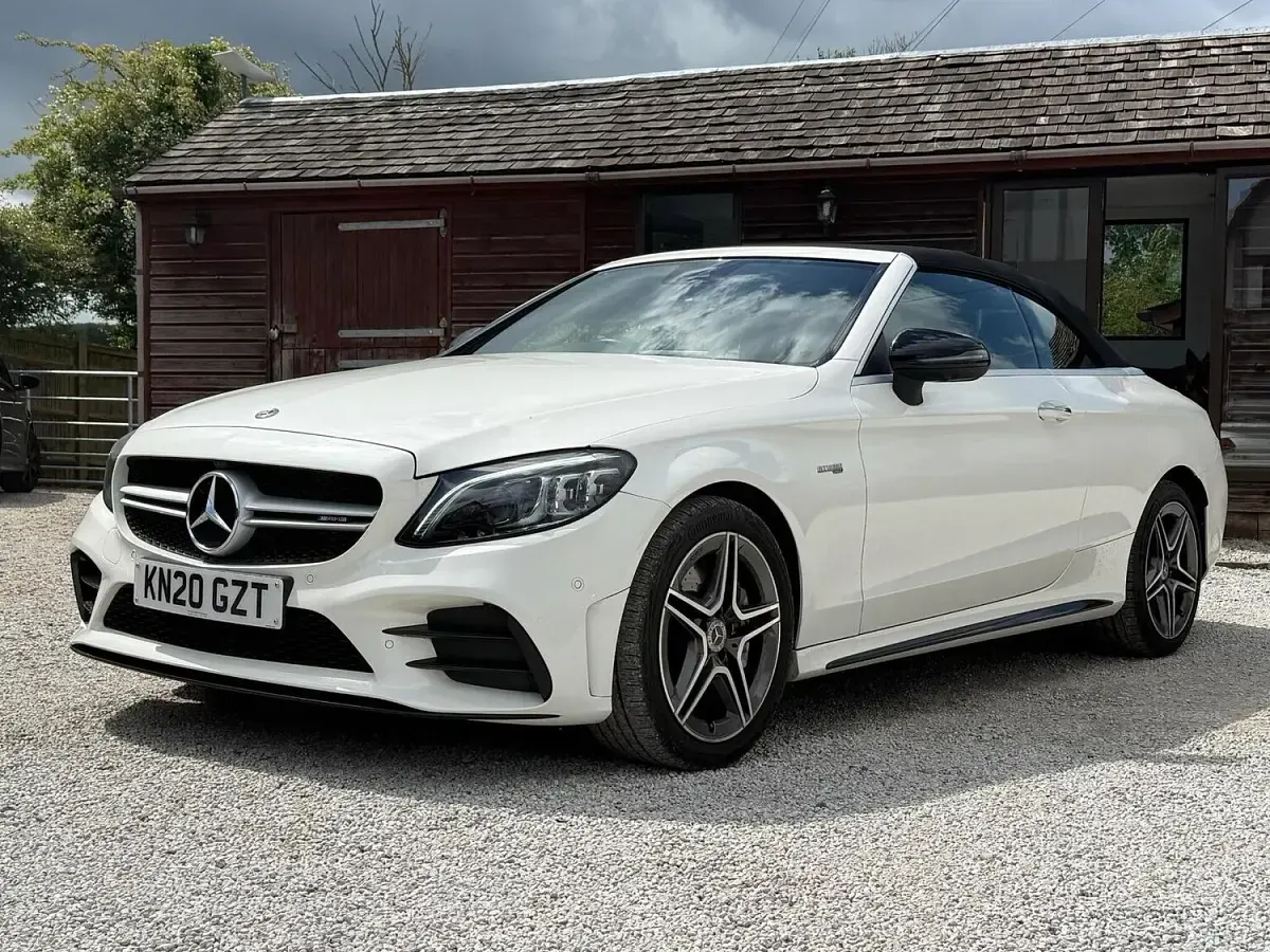 Used Mercedes C43 AMG Premium Plus 2020 White Cabriolet
