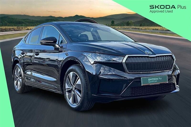 Black Used 2024 Skoda Enyaq iV SUV | £31,918 (A bit pricey) - Image 1/4