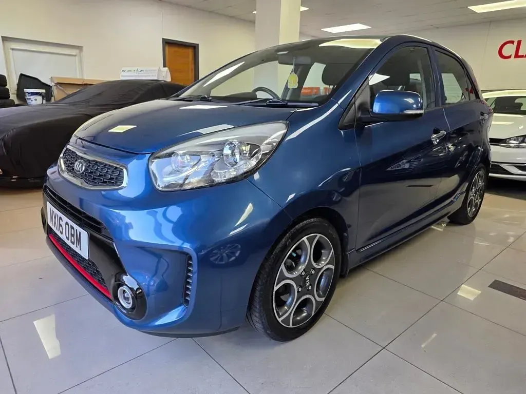 Used Kia Picanto 84 HP (61 kW) 2021 Blue Hatchback