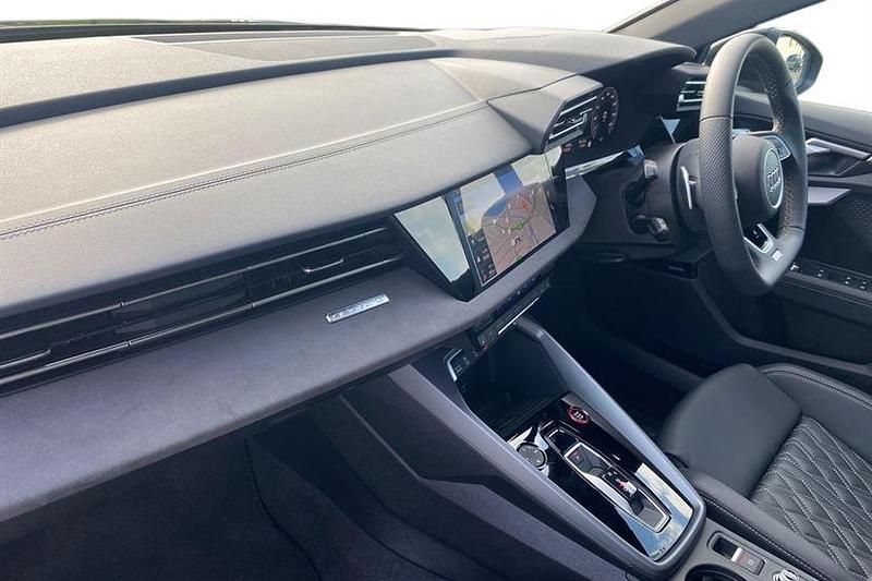 Used Audi A3 Black Edition 333 HP (244 kW) 2024 District green Sedan