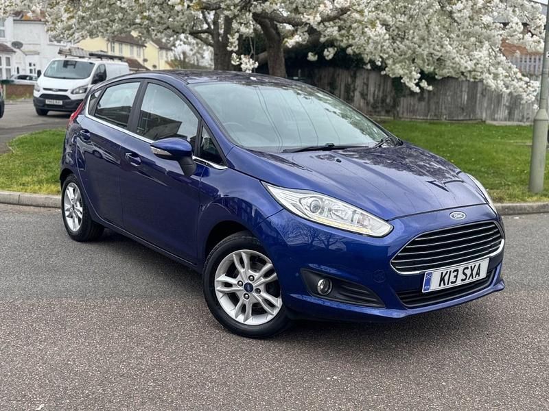 Usado Ford Fiesta Zetec 2016 Azul Citadino