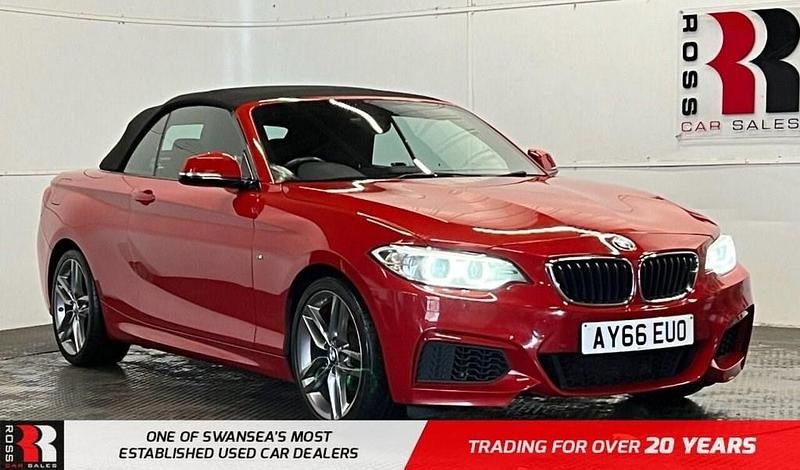 Red Used 2016 BMW 218 M Sport Cabriolet | £12,995 (Fair price) - Image 1/4