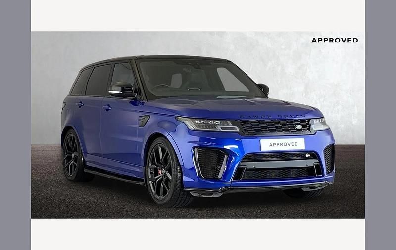 Estoril blue Used 2022 Land Rover Range Rover Sport SVR SUV | £60,195 (Good price) - Image 1/3