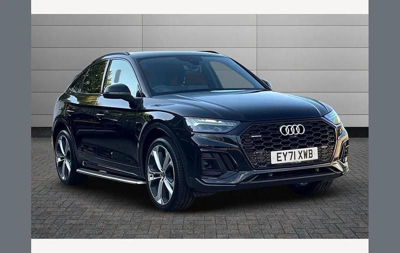 Black Used 2021 Audi Q5 Sportback Advanced SUV | £39,595 (Fair price) - Image 1/4