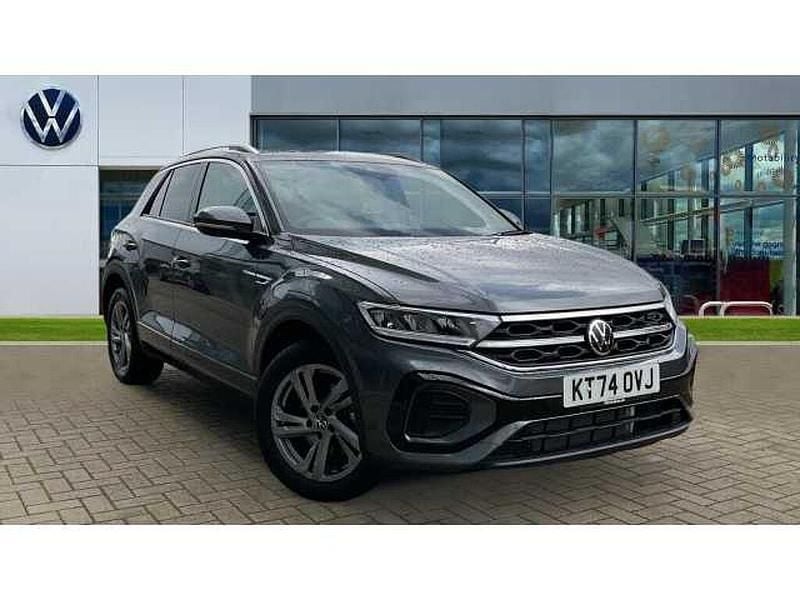 Grey New 2025 VW T-Roc R-line SUV | £28,796 (Fair price) - Image 1/4