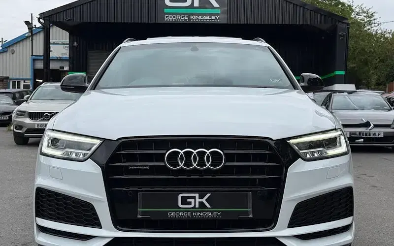 Used Audi Q3 Black Edition 184 HP (135 kW) 2017 White SUV