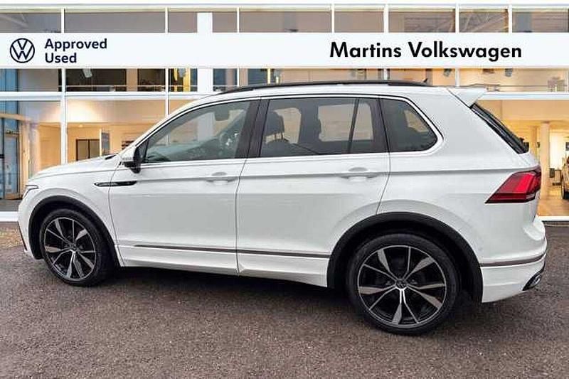 Used VW Tiguan R-line 150 HP (110 kW) 2021 White SUV