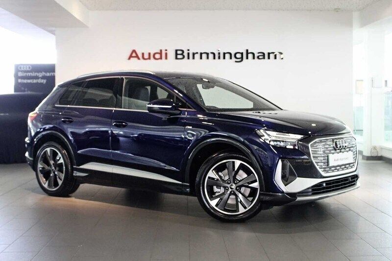 Navarra blue New 2025 Audi Q4 e-tron S-Line SUV | £55,000 (A bit pricey) - Image 1/4