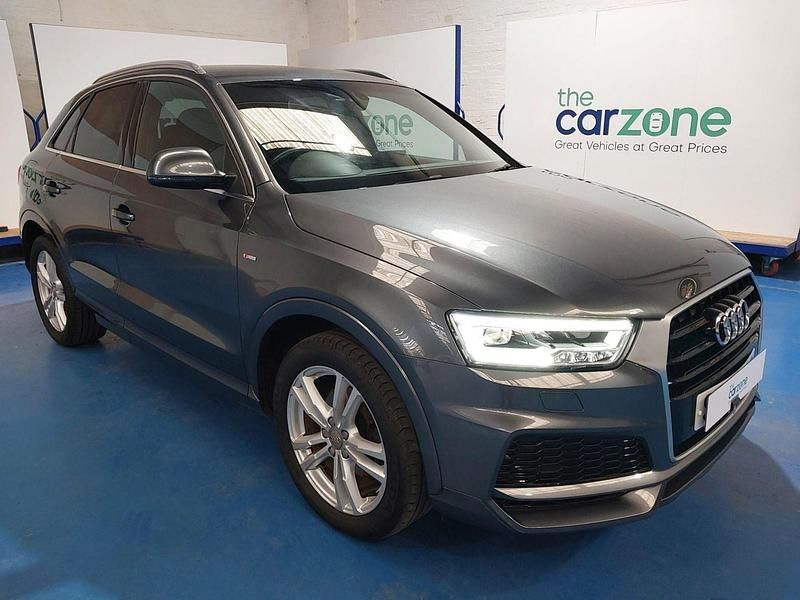 Grey Used 2017 Audi Q3 S-Line SUV | £11,399 (Good price) - Image 1/4