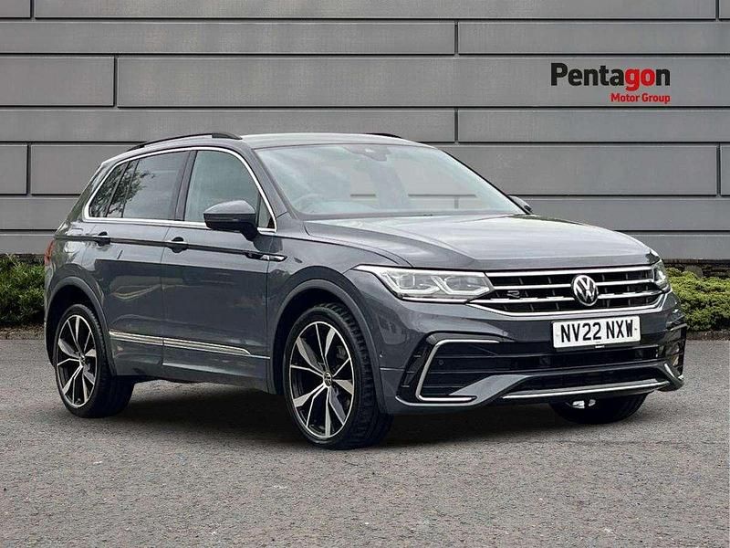 Grey Used 2022 VW Tiguan R-line SUV | £21,994 (Good price) - Image 1/4