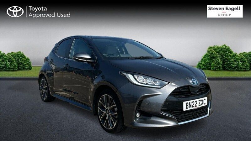 Grey Used 2022 Toyota Yaris Hybrid Hatchback | £18,043 (A bit pricey) - Image 1/4