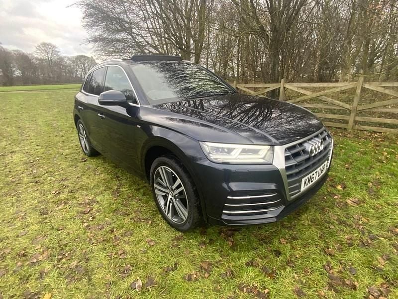 Blue Used 2017 Audi Q5 S-Line SUV | £16,995 (Fair price) - Image 1/4