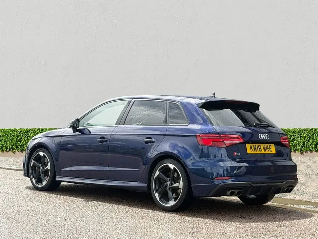 Used Audi S3 Sportback Black Edition 310 HP (228 kW) 2018 Blue Hatchback