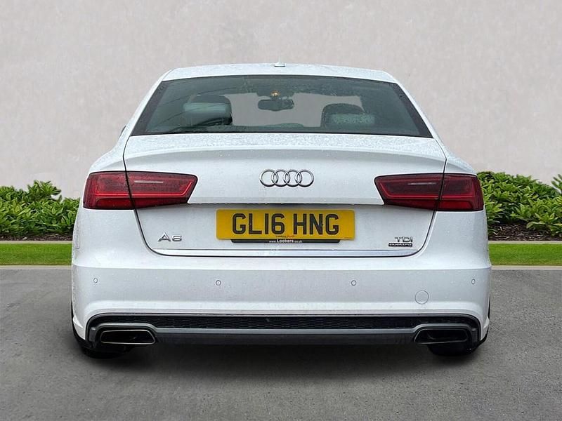 Begagnad Audi A6 S-Line 320 HK (235 kW) 2016 Vit Sedan