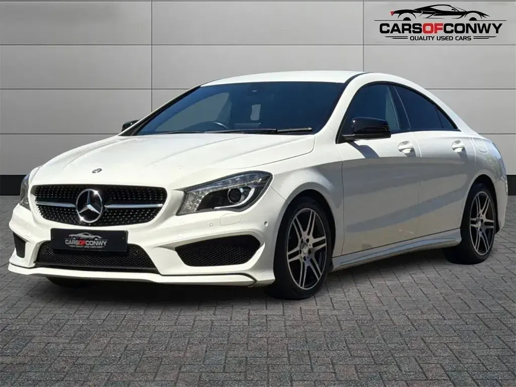 Used Mercedes CLA220 AMG 177 HP (130 kW) 2016 White Coupe