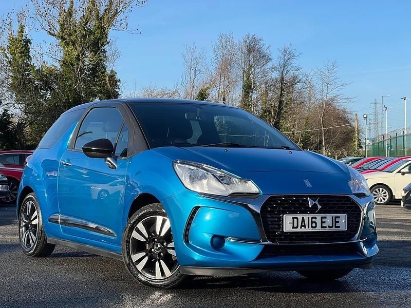 Blue Used 2016 DS Automobiles DS3 Chic Hatchback | £3,795 (Good price) - Image 1/4