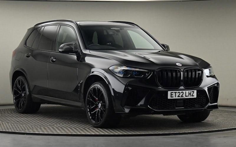 Sapphire black Used 2022 BMW X5 M Competition Edition SUV | £68,500 (A bit pricey) - Image 1/4