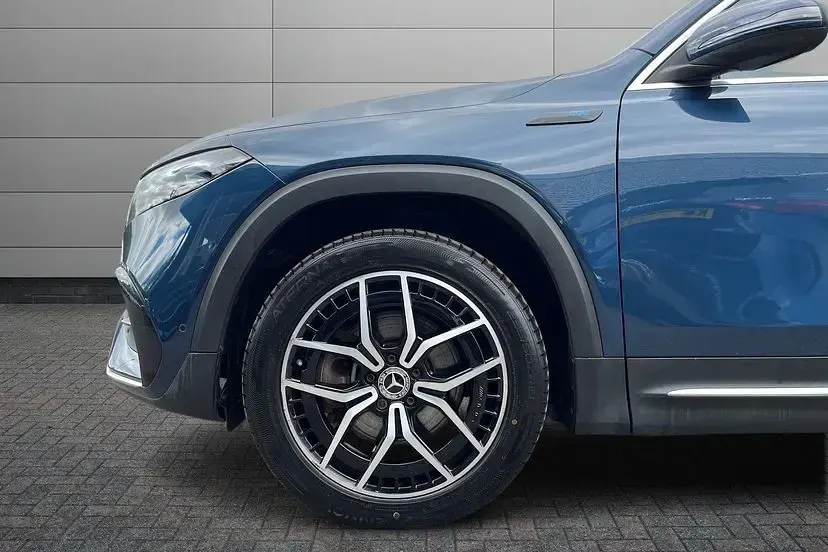 Used Mercedes EQB300 AMG Line Premium 167 kW (228 HP) 2022 Denim blue SUV