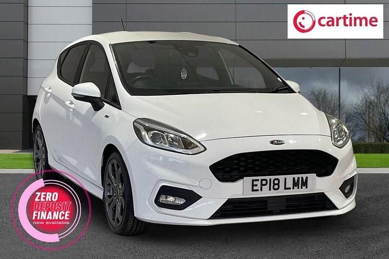 White Used 2018 Ford Fiesta ST-Line Hatchback | £10,990 (Fair price) - Image 1/4