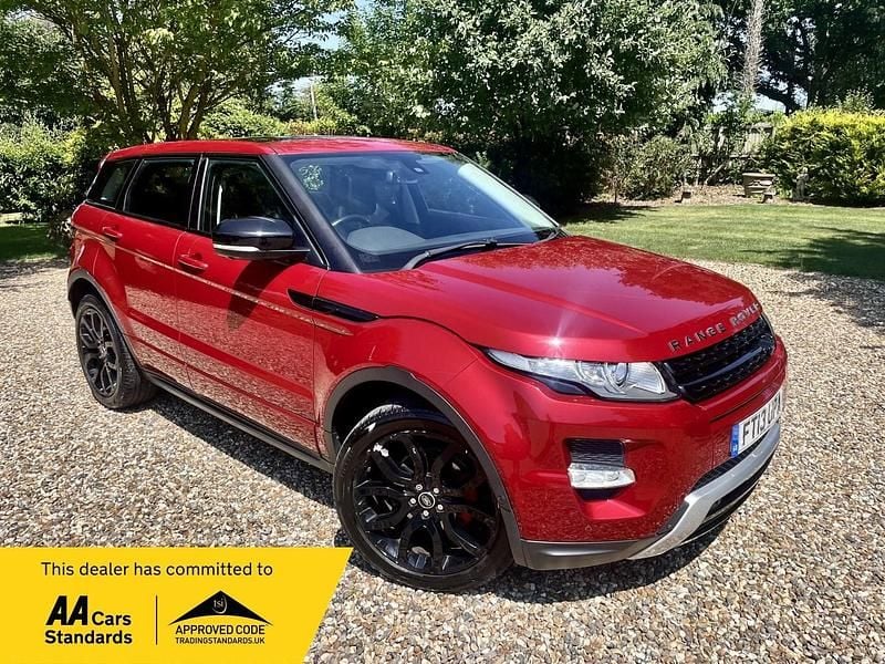 Red Used 2013 Land Rover Range Rover evoque Dynamic SUV | £9,995 (Fair price) - Image 1/4