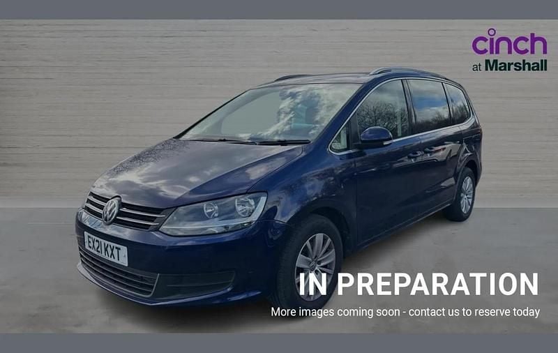 Used VW Sharan SE 147 HP (108 kW) 2021 Blue MPV
