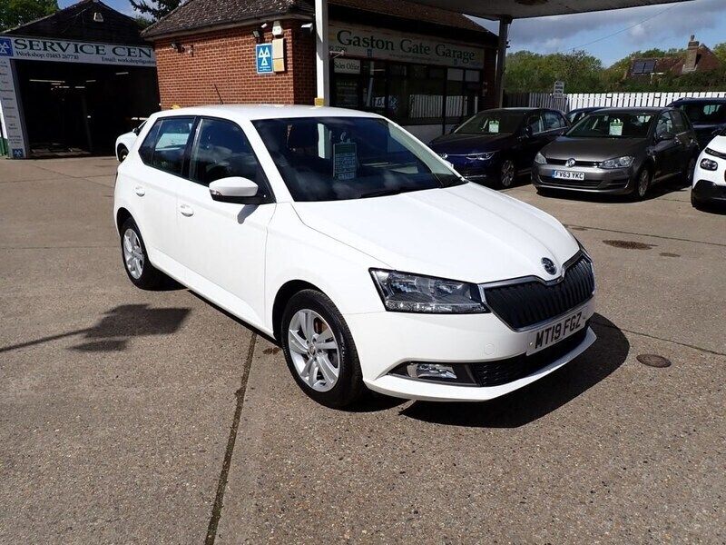 White Used 2019 Skoda Fabia SE Hatchback | £9,390 (Fair price) - Image 1/4