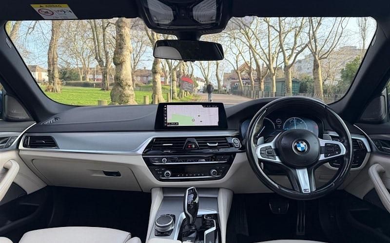 Used BMW 520 M Sport 190 HP (139 kW) 2018 Blue Sedan