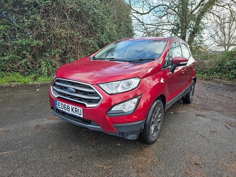 Used Ford Ecosport Zetec 125 HP (91 kW) 2018 Red SUV