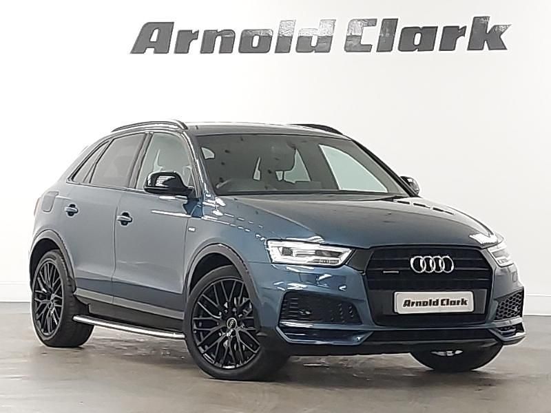 Used Audi Q3 Black Edition 184 HP (135 kW) 2018 Blue SUV