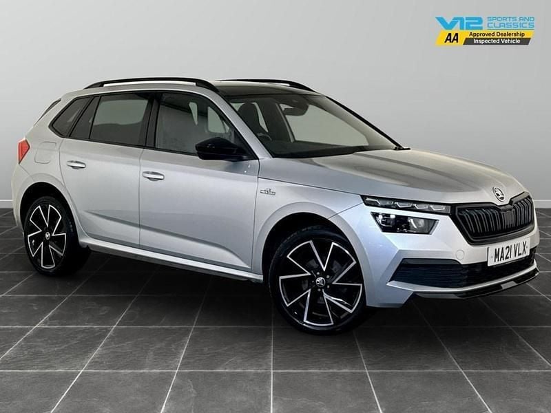 Silver Used 2021 Skoda Kamiq Monte Carlo SUV | £11,695 (Fair price) - Image 1/2