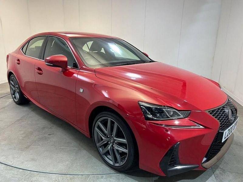 Used Lexus IS300h Sport Line 223 HP (164 kW) 2018 Red Sedan