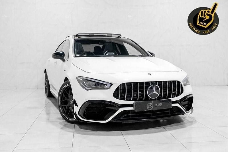 White Used 2022 Mercedes CLA45 AMG AMG Coupe | £46,800 (Fair price) - Image 1/4