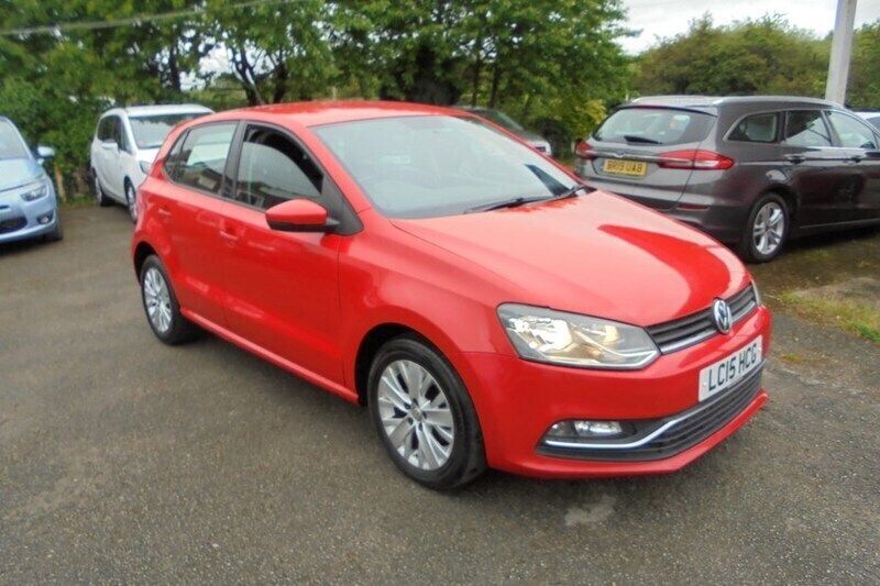 Red Used 2015 VW Polo SE Hatchback | £4,995 (Fair price) - Image 1/1