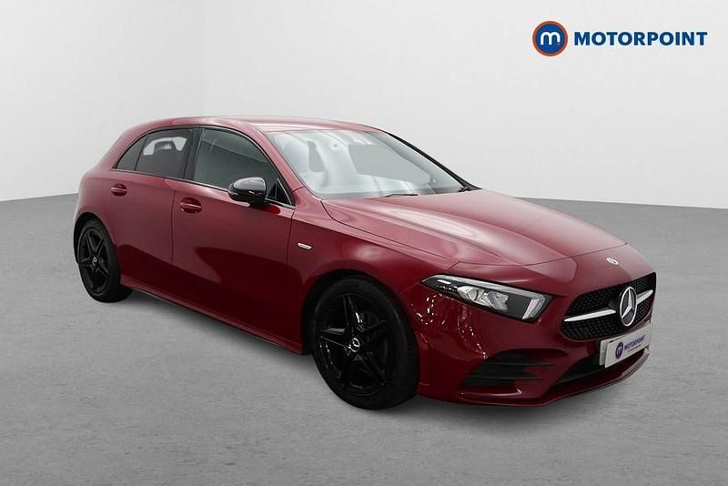 Red Used 2021 Mercedes A180 Executive Hatchback | £17,949 (Fair price) - Image 1/4