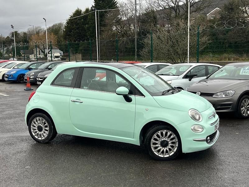 Used Fiat 500 Lounge 2017 Green Hatchback