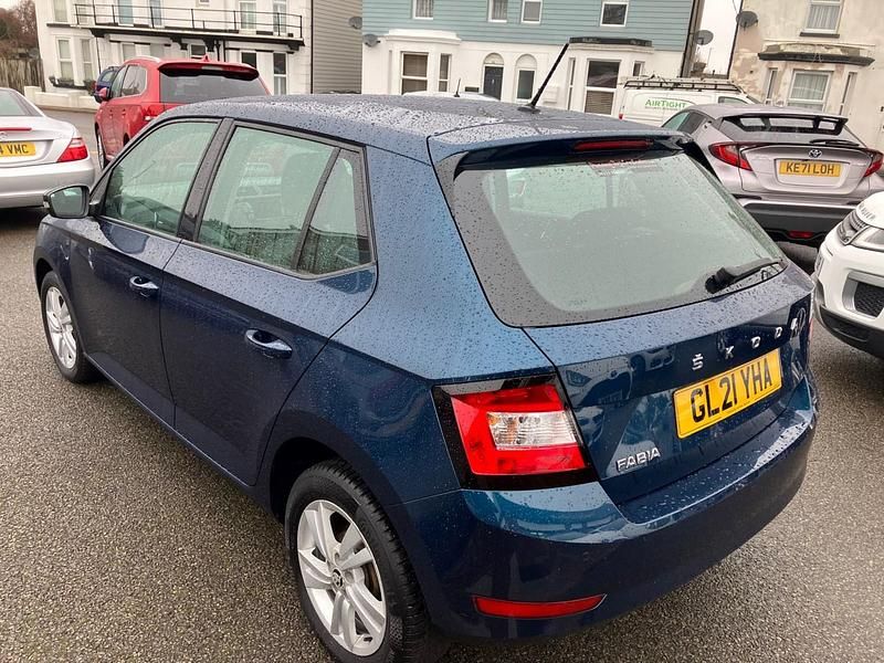 Used Skoda Fabia SE 2021 Blue Hatchback