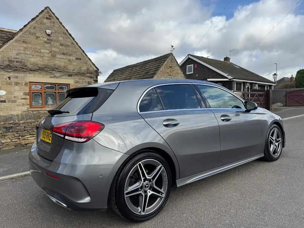 Used Mercedes A200 AMG Line Premium 150 HP (110 kW) 2019 Grey Hatchback