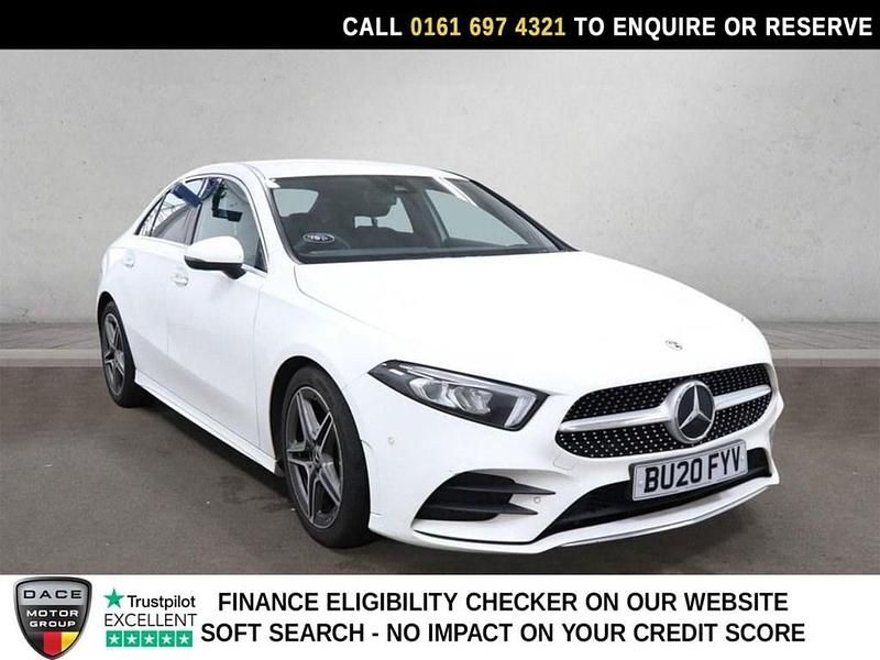Used Mercedes A150 AMG line 150 HP (110 kW) 2020 White Sedan