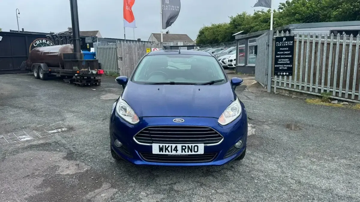 Used Ford Fiesta Zetec 2014 Blue Hatchback