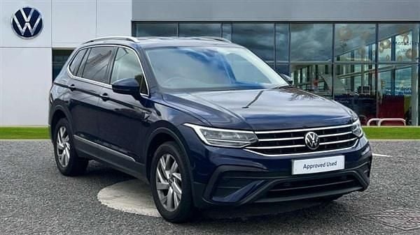 Blue Used 2022 VW Tiguan Allspace Life SUV | £20,812 (Fair price) - Image 1/4