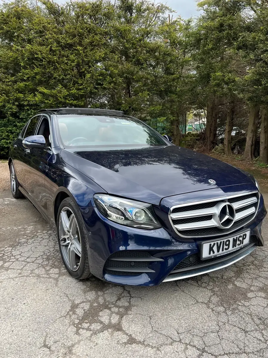 Used Mercedes E300 AMG Line Premium Plus 2019 Blue Sedan