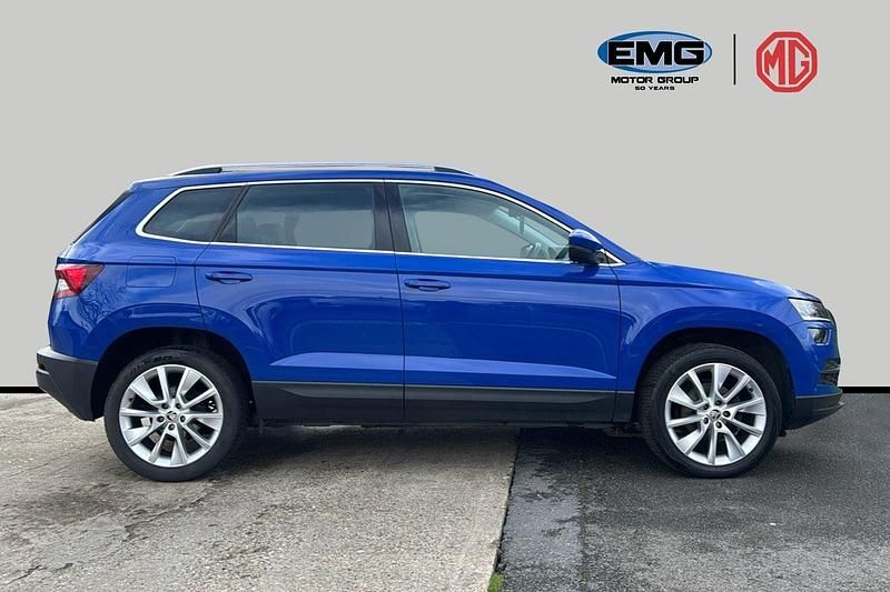 Used Skoda Karoq SE L 115 HP (84 kW) 2019 Blue SUV