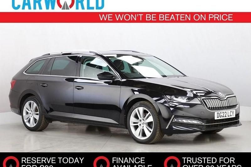 Black Used 2022 Skoda Superb SE L Estate | £18,704 (Fair price) - Image 1/1