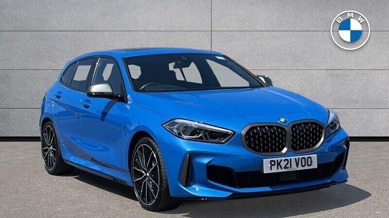 Blue Used 2021 BMW M135 M Sport Hatchback | £24,399 - Image 1/4