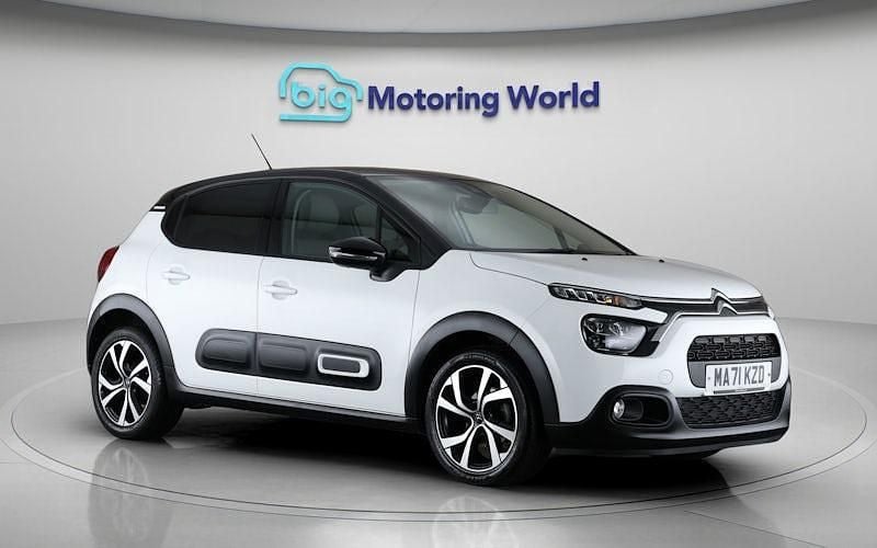 White Used 2021 Citroën C3 PureTech Hatchback | £10,700 (Fair price) - Image 1/4